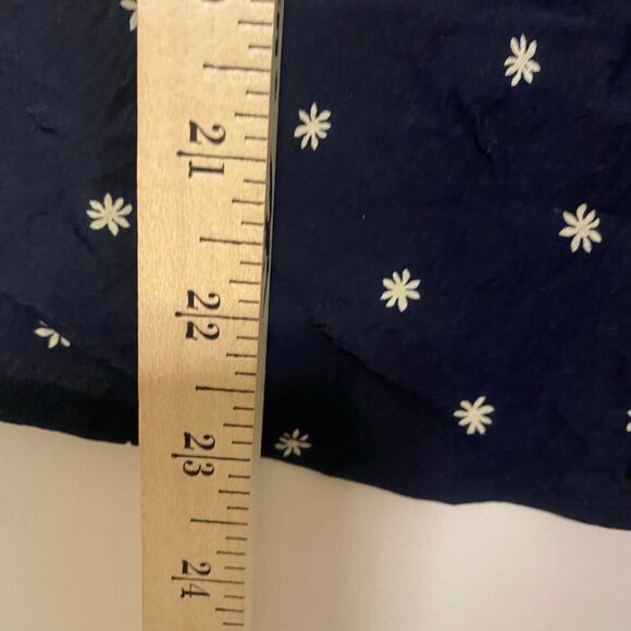 NWT Madewell V Neck Cap Sleeve Ditsy Floral Dressy Work Blouse Top Size 12 - Picture 7 of 16